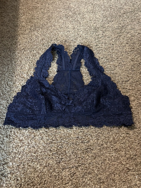 Other - NWOT Lace Racerback Bralette - Navy. Super pretty. Lightweight & soft! Large.